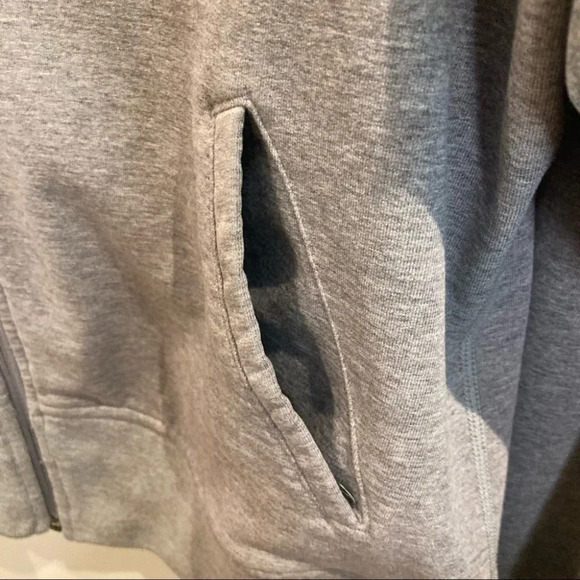 LULULEMON Sz 14 Bench Warmer Zipper Thick Jersey Knit  Funnel Neckline Jacket - Picture 8 of 12